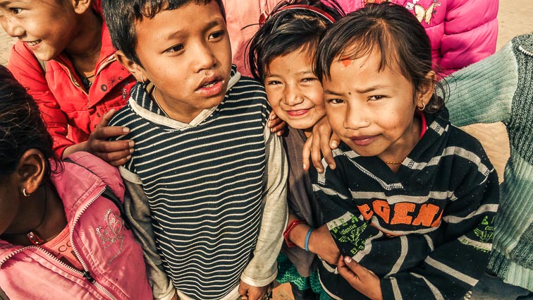 Faces of Nepal. The beautiful people of Kathmandu