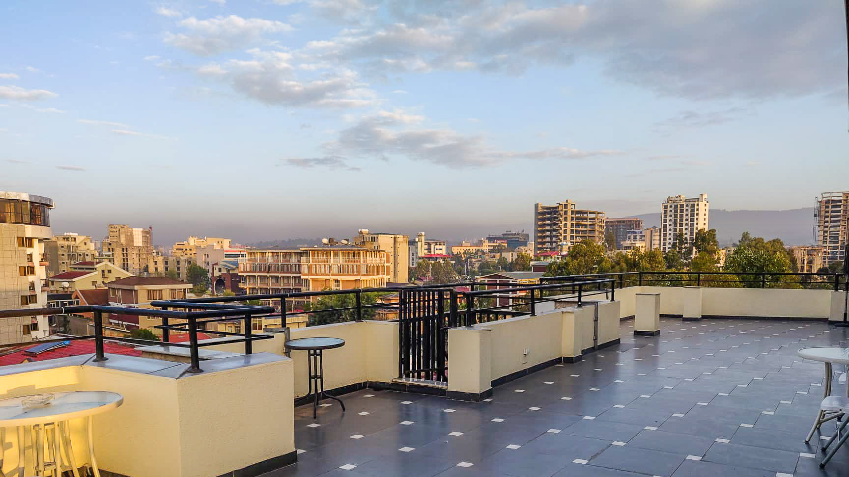 Uitzicht over Addis Ababa
