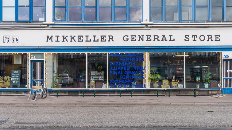 The Mikkeller General Store in the Meatpacking District of Copenhagen
